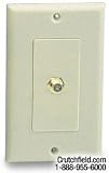 Niles Audio 1-jack Wall Outlets for TV Cables Bone