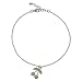 Jewelry : Eve's Addiction Sparkling CZ Cherry Charm Anklet
