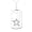 10k White Gold Star Dog Tag Diamond Pendant (1/20 cttw, I-J Color, I3 Clarity)