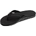 Rainbow Sandals Men Premium Leather Double Layer, Black, XX-Large (12-13.5)