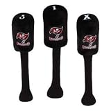 Tampa Bay Buccaneers NFL Plush Barrel Headcovers (Set of 3) by McArthur Golf.
