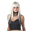 Adult Chipstix Wig in Black and White - Great contemporary and halloween costume wig too!