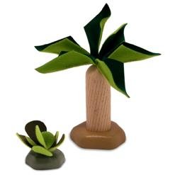 Childrens Toyshop  Toys : I'M TOYS WOODEN DINO ACCESSORIES SET A