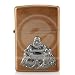 Zippo Lighter Scrolled Mirror, Satin Chrome