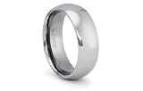 Tungsten Carbide Ring Dome 8mm