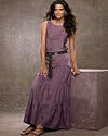 Spiegel Signature Washed Linen Collection: Tiered Peasant Skirt