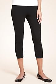 Indigo Collection Cotton Rich Cropped Leggings