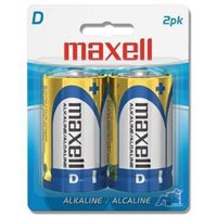 Maxell 723020 LR20 2BP D Cell 2 Pack Battery