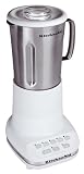 KitchenAid KSB5SSWH 5-Speed Professional Blender, White