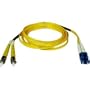 10M Duplex Fiber Smf Lc/st 8.3/125 Yellow Patch Cord