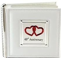 Deluxe 40th Wedding Anniversary Photo Album