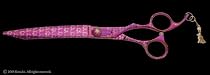 Kenchii Pink Poodle Straight Shear 8"