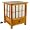 Eclectic Unusual Simple - 19" Hokkaido End Table Nightstand Japanese Lantern Floor Lamp - BLACK