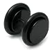 Faker Ear Plug | Illusion of Acrylic Plug | Black | Large - 8mm diameter Disks