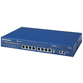 Netgear FS509T 8-Port 10/100/1000 Mbps Fast Ethernet Switch with Gigabit Port
