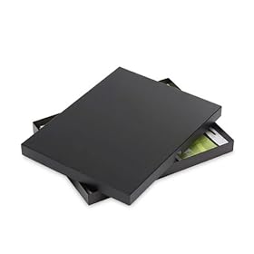 Pina Zangaro Olema, 1 x 11x17 Anodized Finish Presentation Box, Black