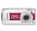 [Bundle] PowerShot A470 red + PIX Medium Sized Black Case 12.5 x 5.5 x 6.5cm + Memory card SD 1 GB