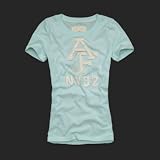 Abercrombie & Fitch アバクロレディース　Tシャツ036ブルー【サイズL】