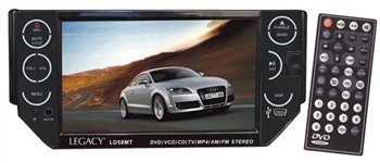 Legacy LD58MT 5.5-Inch TFT Touch Screen Motorized Panel DVD/VCD/CD/MP3/CDR/USB/SD Card/AM/FM with Razor Soft Touch Buttons