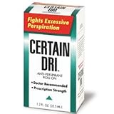 Certain Dri Antiperspirant Roll-On for Excessive Perspiration - 1.2 Oz, 3 Pack