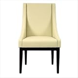 Soho Creme Leather Arm Chair