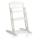 BabyDan Danchair Wooden Highchair (Matt White)