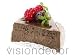 Soft Touch Chocolate Cake Slice w/ Sugar Rasperry