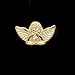 14K White 10.00X18.00 MM Praying Angel Lapel Pin