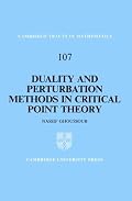 Duality and Perturbation Methods in Critical Point Theory (Cambridge Tracts in Mathematics)