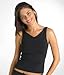 Danskin Meditate On Cotton V-Neck Shelf Tank Loungewear