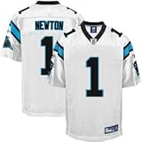 Carolina Panthers Cam Newton #1 Reebok OnField White Alternate Replica Jersey - Mens Size (50) - Stitched - Free Shipping!!