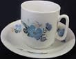 Demitasse cups and saucers set of 6 for Greek Coffee/Espresso