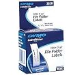 30277 260-labels 9/16 X 3-7/16 White File Folder Dymo Labelwriter