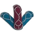 Reusable Menstrual Pads - Daytime/Off-White,Teal, 3 ea