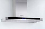 Dunstabzugshaube Inselhaube mit Sensor-Touch LED Display