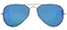 Ray Ban 3025 Aviator Gold Metal Frame Blue Lens 58mm 112/17