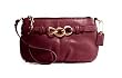 Coach Raspberry Quartz Leather Brooke Leather Large Wristlet Clutch Bag 43110