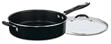Cuisinart Advantage Nonstick 5-1 2-Quart Saute with Helper Handle and Cover, Black