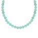 Sterling Silver 6mm Genuine Amazonite Stone Bead Beaded Chain 15-19" Necklace