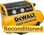 Factory-Reconditioned DEWALT D55155R 15 Amp 2-3/4 Horsepower 4-Gallon Oiled Single Hot Dog Compressor