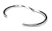 NICKEL FREE 12mm HINGED HOOP EARRINGS TOP QUALITY 2-PAIR SET, 1- GOLD OVER SILVER AND 1- STERLING SILVER