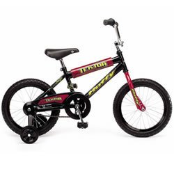 Huffy Boy's Pro Thunder Bike, Black/Dark Red, 16-Inch