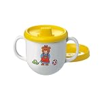 Emsa TEDDY HEART Stehauftasse mit 2 Deckeln, 0,2 L