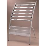 7-Shelf Magazine / Newspaper Floor Display Rack, Magazine Rack - Black
