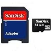 SanDisk microSDHC 32GB��CLASS2��SD�Ѵ������ץ��ա��Х륯�ʡ��¹�͢���� (SDSDQ-032G)