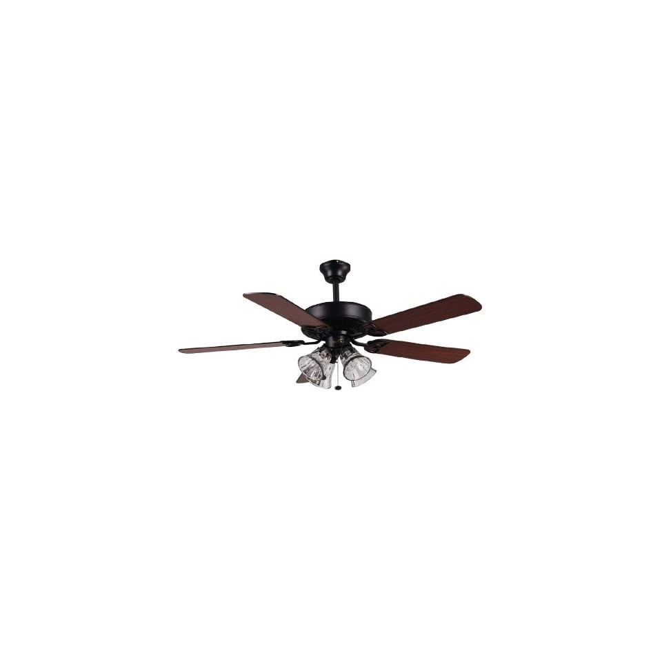 Harbor Breeze 52 Springfield Matte Black Ceiling Fan E