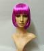 Short Bob Glamour Girl Purple Wig for Holiday Celebrations, Parties, Cosplay