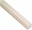 Waddell Manufacturing 8304U 1/4" x 36" Hardwood Square Dowel, (25 Pack)