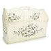 Cedar magazine rack, 'White Daisies' Image