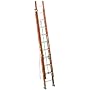 Werner D6224-2 300-Pound Duty Rating Fiberglass Flat D-Rung Extension Ladder, 24-Foot